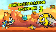 BEAR IN SUPER ACTION ADVENTURE 3 free online game on