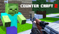 Counter Craft Zombies - Play Counter Craft Zombies Game online at