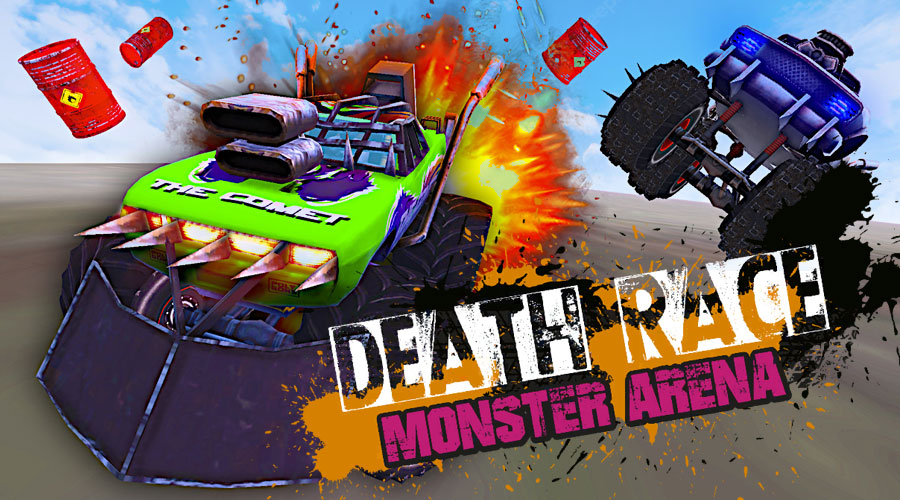 Monster Truck Race Arena - Click Jogos