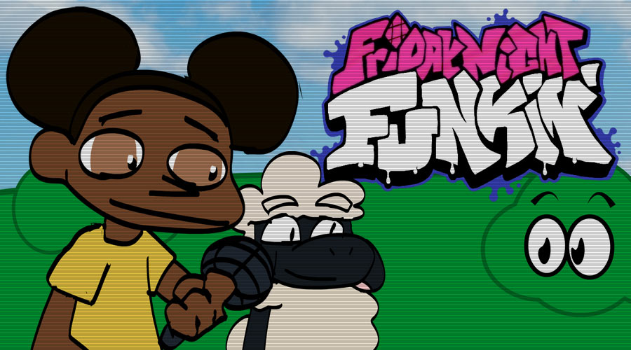 fnf vs amanda the adventurer phase 1 concept by pinkiemani on