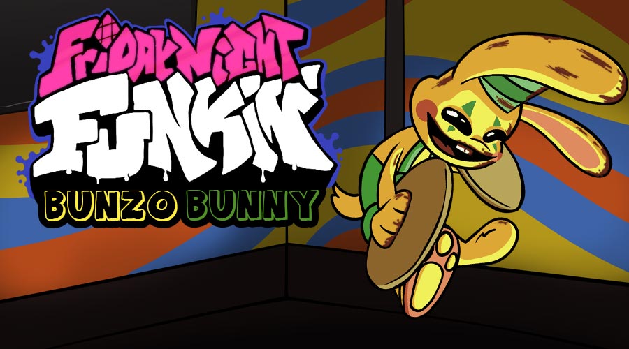 Banana developer published FNF Bunzo Bunny Test Mod 