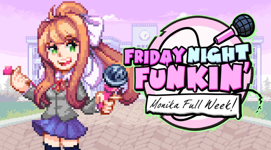 Vs. Monika - [Friday Night Funkin'] - Jeux en ligne sur Snokido