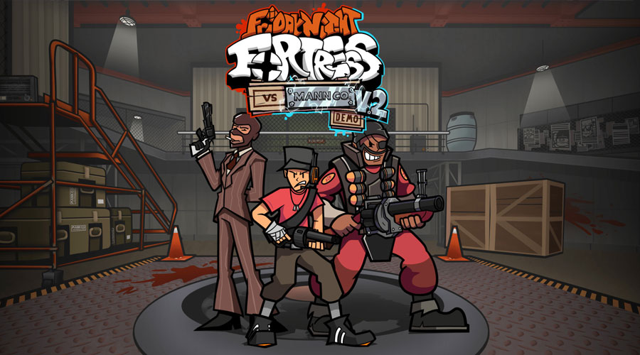 FNF Vs. Team Fortress 2 (Mann Co V2)