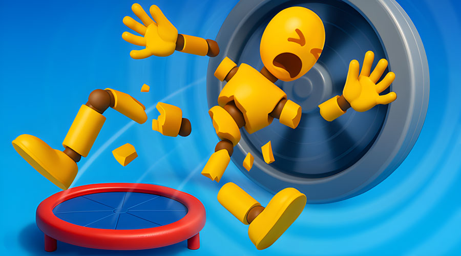 Playground Man! Ragdoll Show