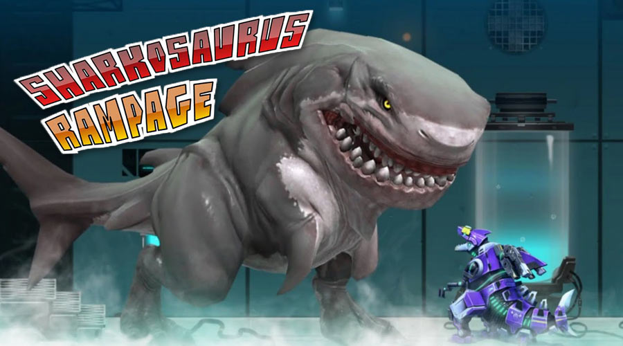Sharkosaurus Rampage - Play Online on Snokido
