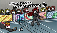 Stick Figure Badminton 3