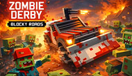 Zombie Derby : Blocky Roads
